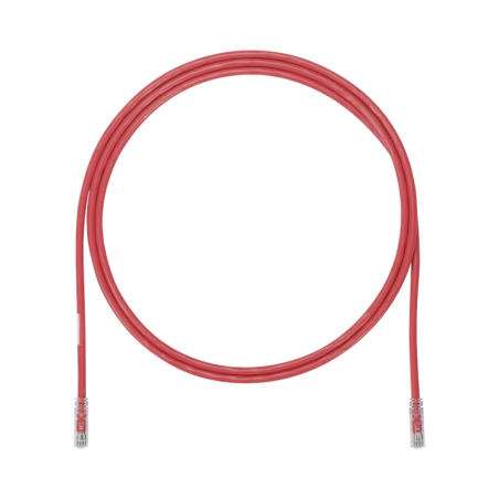 Cable de Parcheo UTP Cat6A 24 AWG CM Rojo 3ft