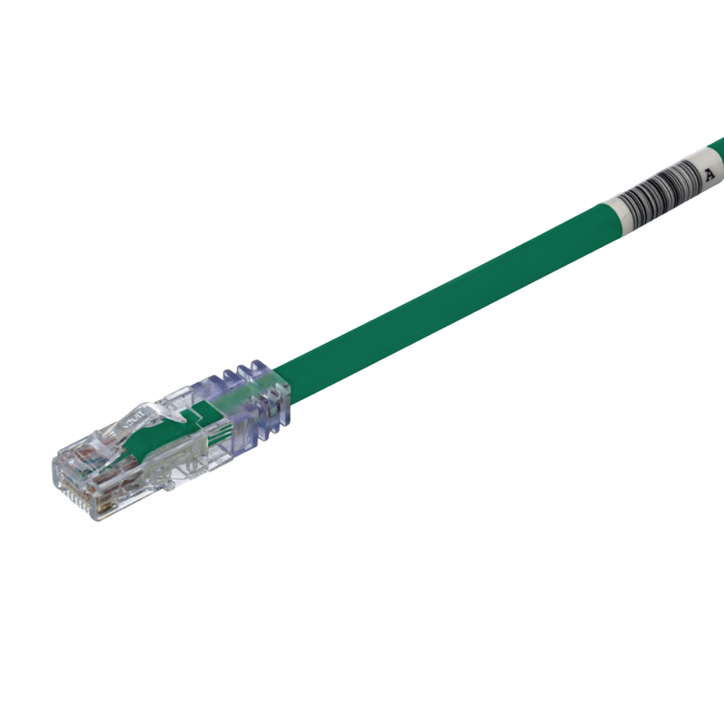 Cable de Parcheo UTP Cat6A 24 AWG CM Verde 25ft