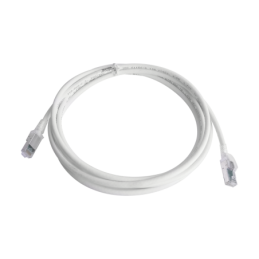 Cable de Parcheo Z-MAX Cat6A S/FTP CM/LS0H 10ft Blanco Version Bulk