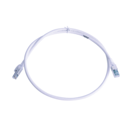 Cable de Parcheo Z-MAX Cat6A S/FTP CM/LS0H 3ft Blanco Version Bulk